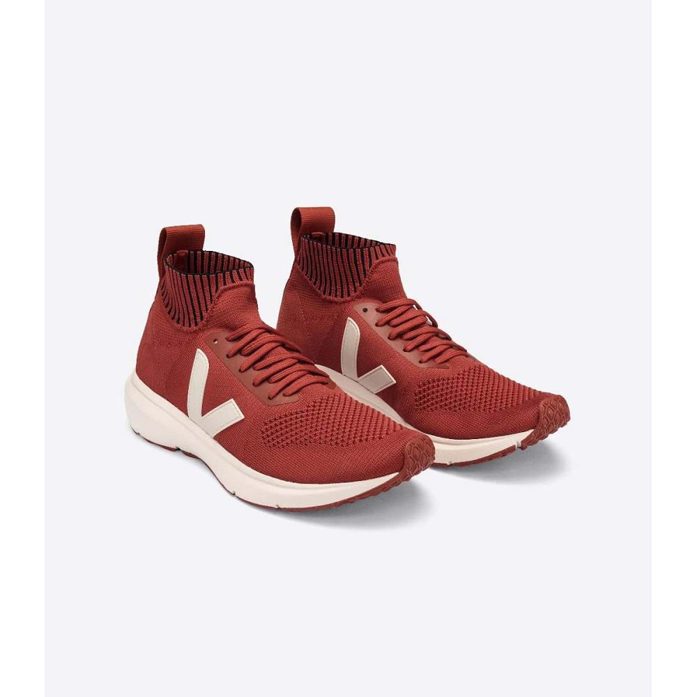 Veja V-KNIT RICK OWENS MID Schoenen Heren Rood | BE 289PJJ